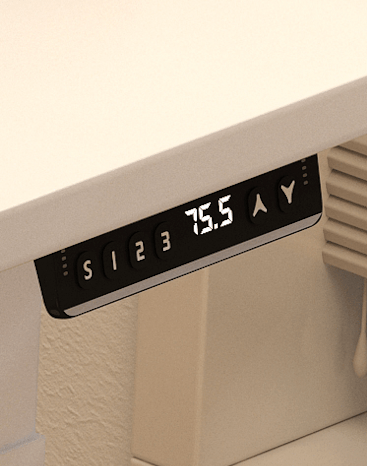 ERGOWAVE Dual Motor Smart Standing Desk – White Edition