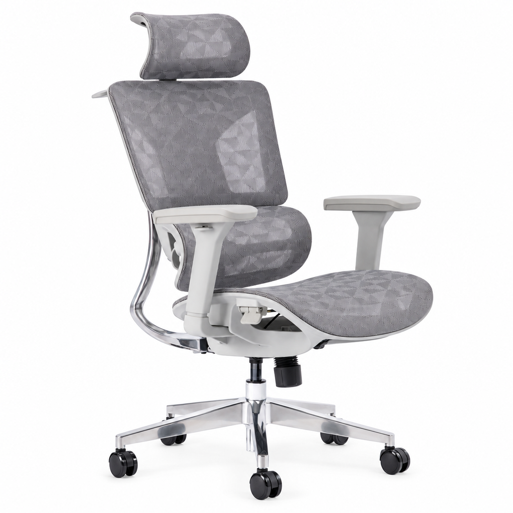 ERGOWAVE S1 Ergonomic Mesh Office Chair with Retractable Footrest