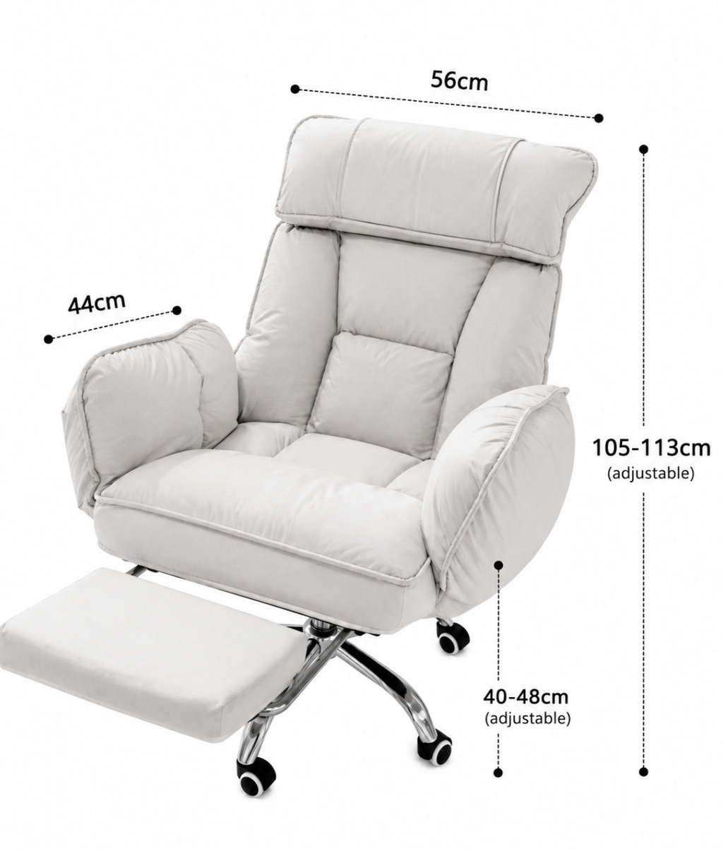 ERGOWAVE L1 Home Office Flexible Lazy Armchair （180 degree recline)