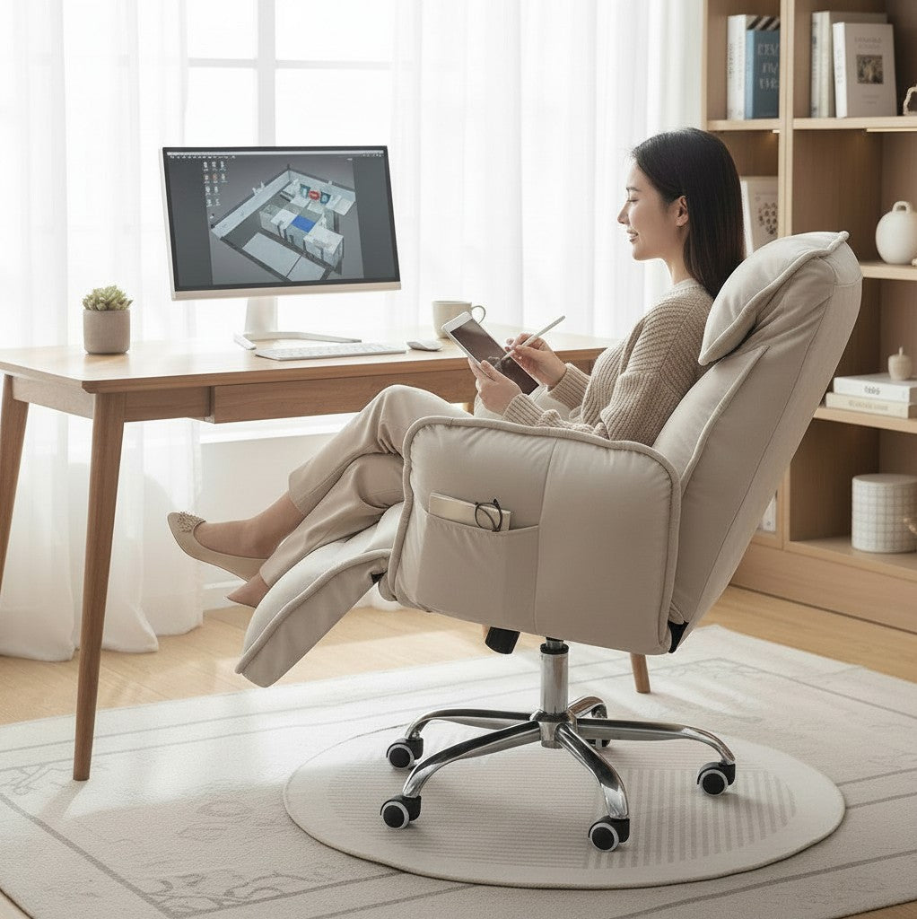 ERGOWAVE L2 Home Office Flexible Lazy Armchair （180 degree recline)