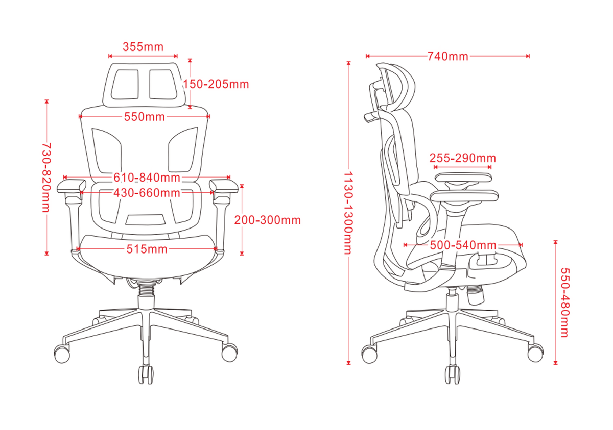 ERGOWAVE-S1 Ergonomic Office Chair