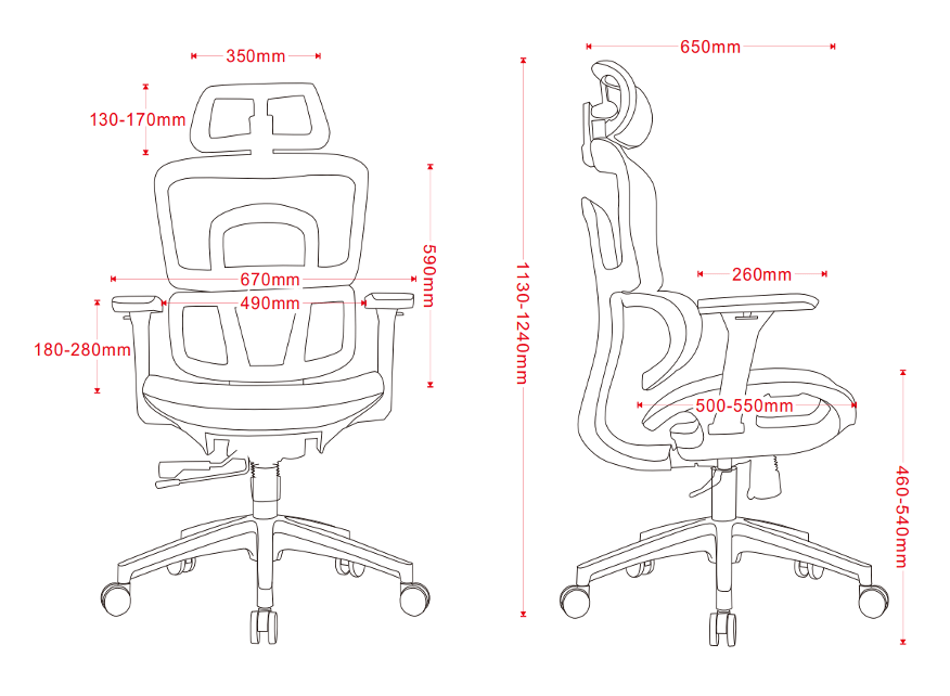 ERGOWAVE-V2 Ergonomic Office Chair