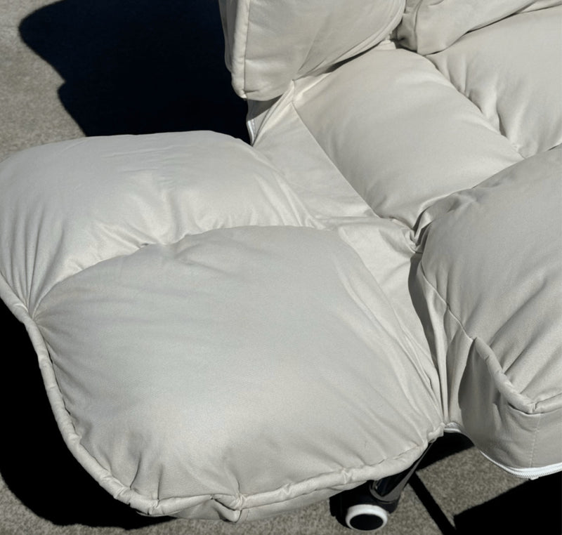 ERGOWAVE L1 light grey fabric upholstery