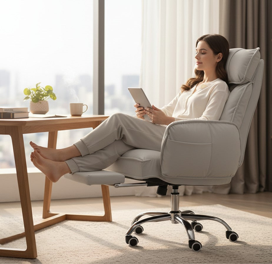 ERGOWAVE L1 Home Office Flexible Lazy Armchair （180 degree recline)